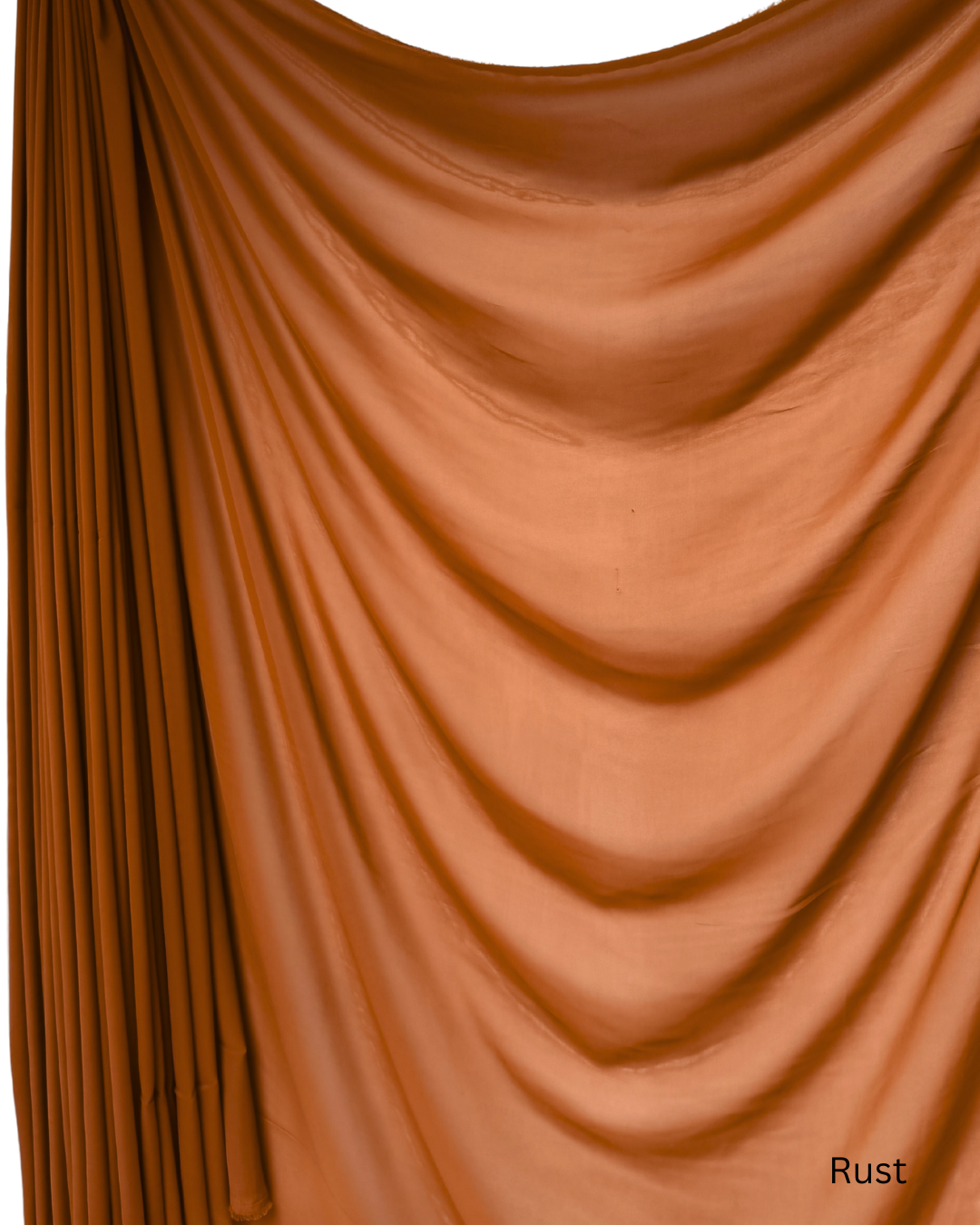 Chiffon Sheer Dressmaking & Décor Fabric Rust