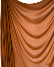 Chiffon Sheer Dressmaking & Décor Fabric Rust