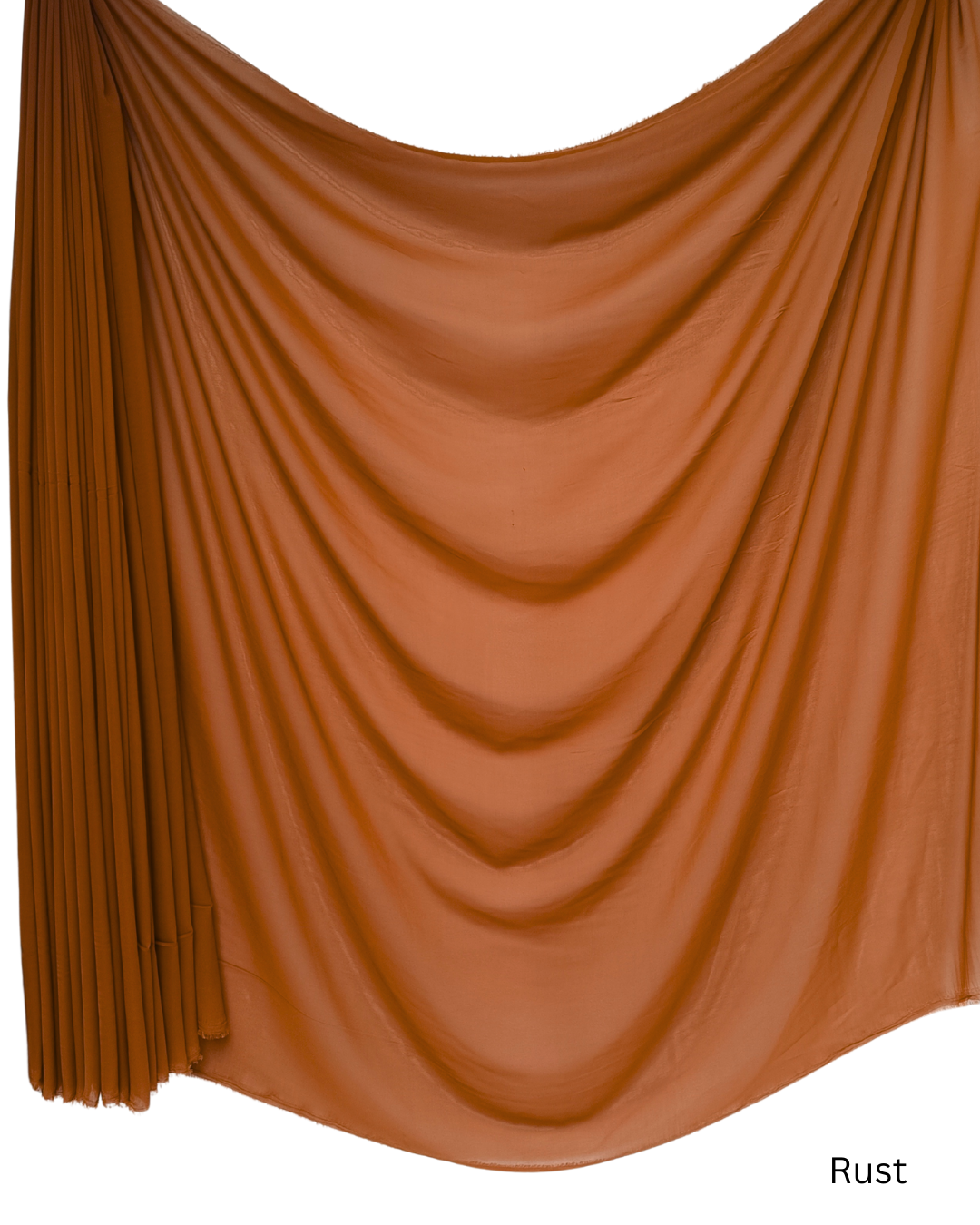 Chiffon Sheer Dressmaking & Décor Fabric Rust