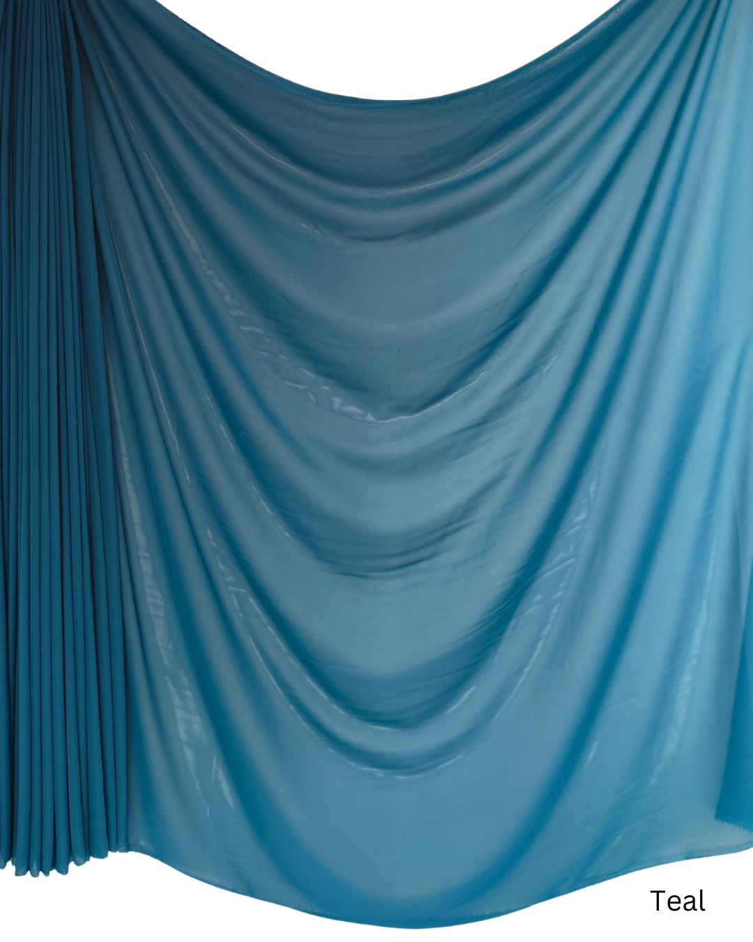 Chiffon Sheer Dressmaking & Décor Fabric Teal