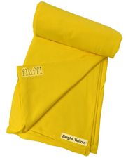 Organic Cotton Elastane Jersey 4 Way Stretch Fabric Bright Yellow