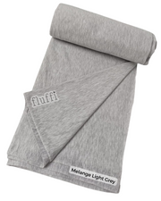 Organic Cotton Elastane Jersey 4 Way Stretch Fabric Light Grey Melange