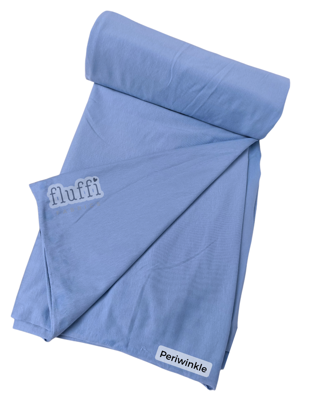 Organic Cotton Elastane Jersey 4 Way Stretch Fabric Periwinkle Blue