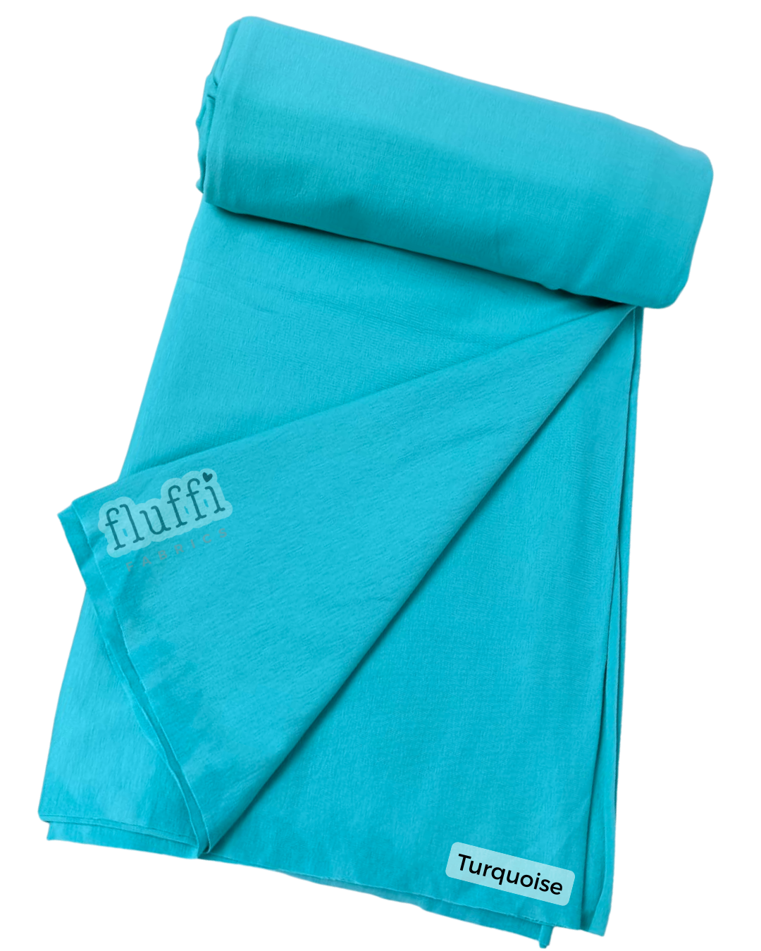 Organic Cotton Elastane Jersey 4 Way Stretch Fabric Turquoise