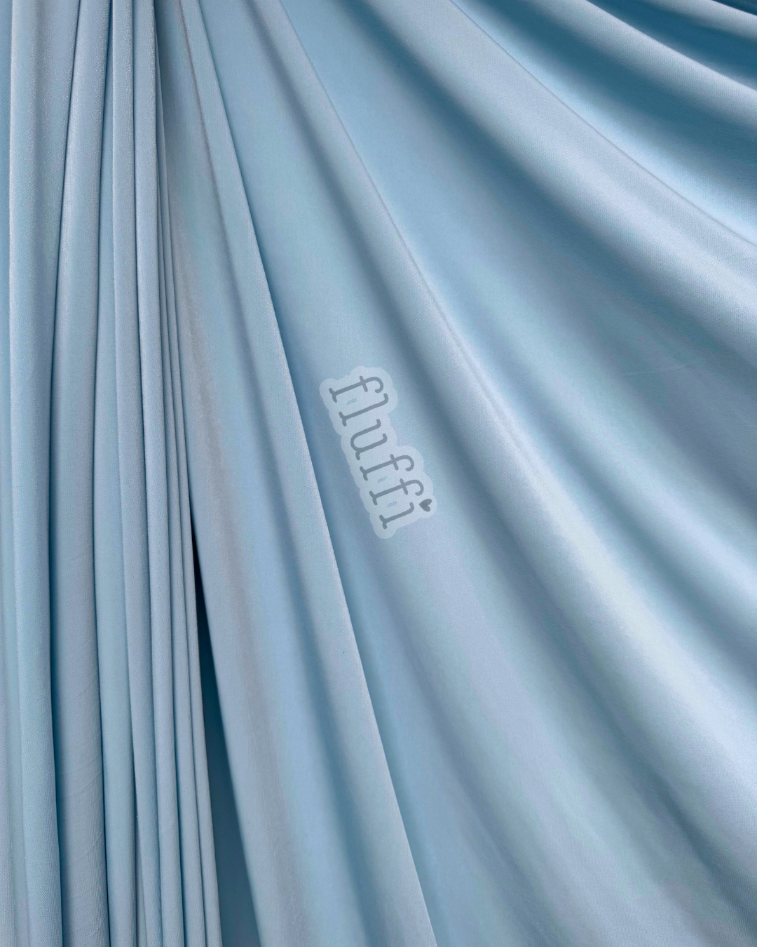 Soft Touch Jersey Stretch Dressmaking Fabric Sky Blue