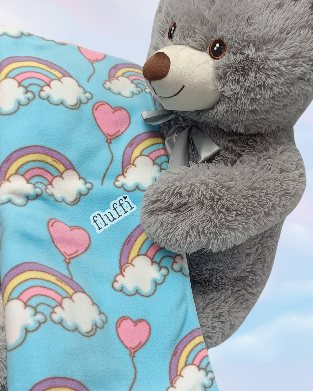 Ready Made Blanket- Rainbows Love