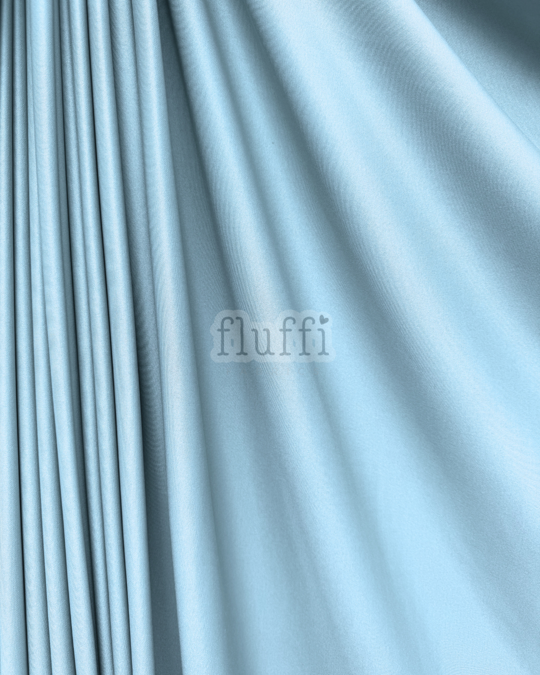 Scuba Stretchy Thick Body Contour Dressmaking Fabric Q792 Sky Blue