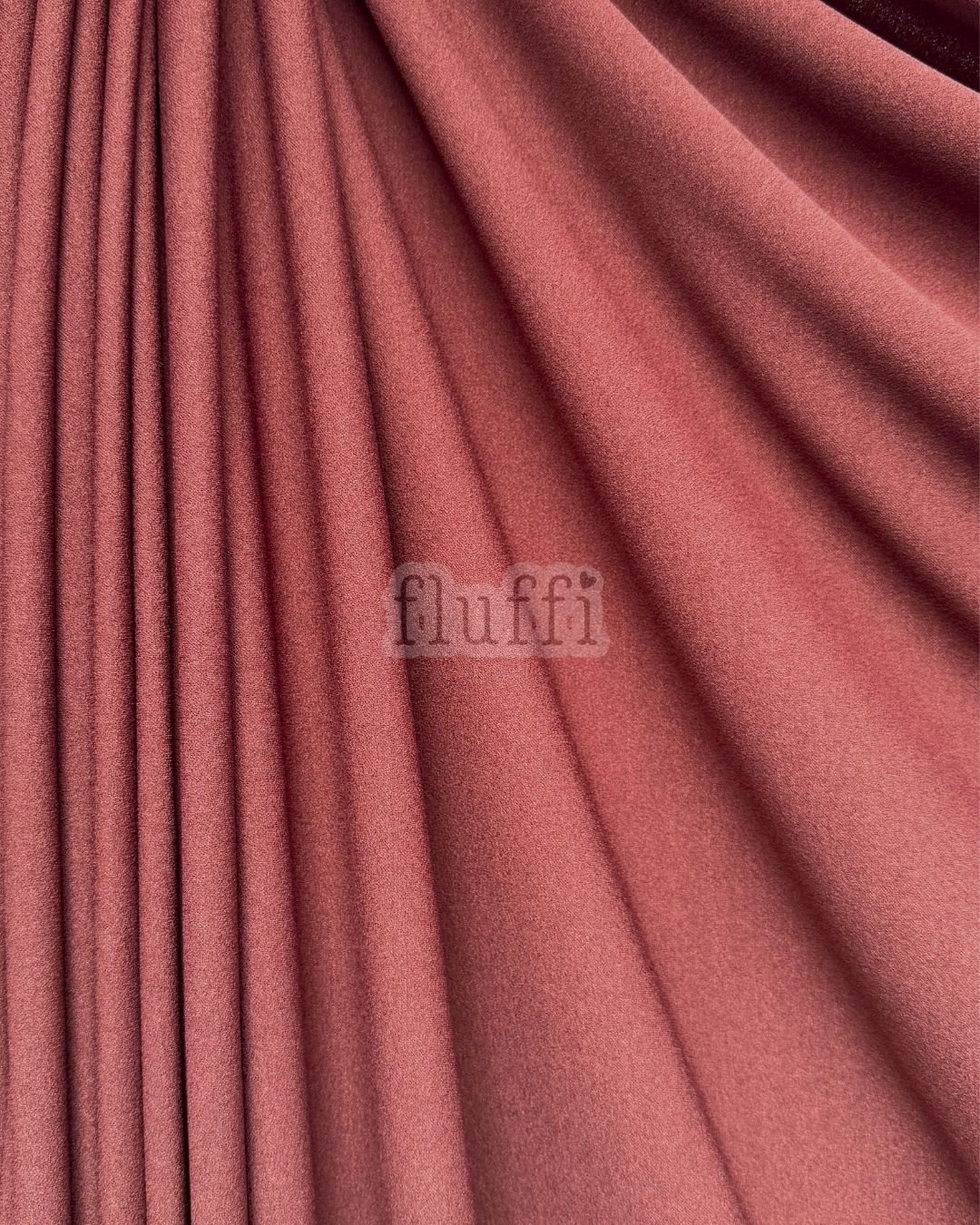 Scuba Crepe Stretch Jersey Dressmaking Fabric SQ181 Terracotta