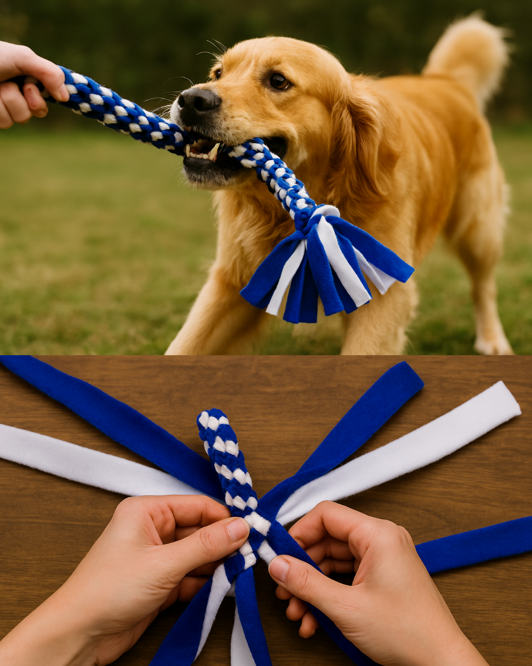 Create Your Own Fleece Tug Toy for Pets