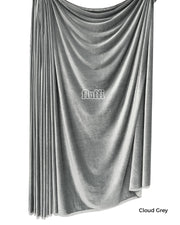 Smooth Stretch Span Velvet Fabric Q559 Cloud Grey