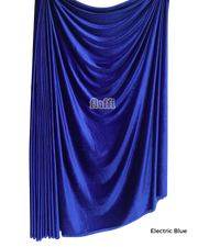 Smooth Stretch Span Velvet Fabric Q559 Electric Blue