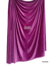Smooth Stretch Span Velvet Fabric Q559 Fuchsia