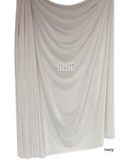 Smooth Stretch Span Velvet Fabric Q559 Ivory