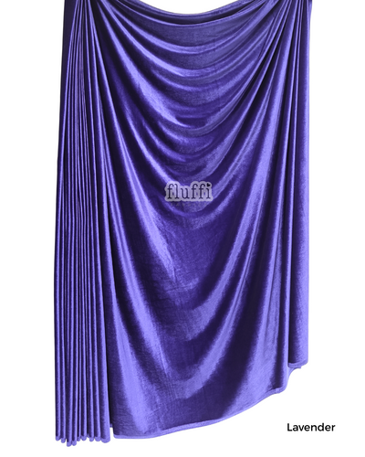 Smooth Stretch Span Velvet Fabric Q559 Lavender