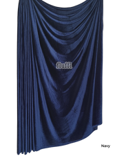 Smooth Stretch Span Velvet Fabric Q559 Navy