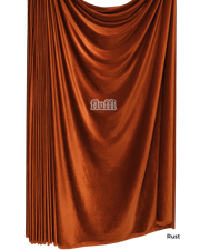 Smooth Stretch Span Velvet Fabric Q559 Rust