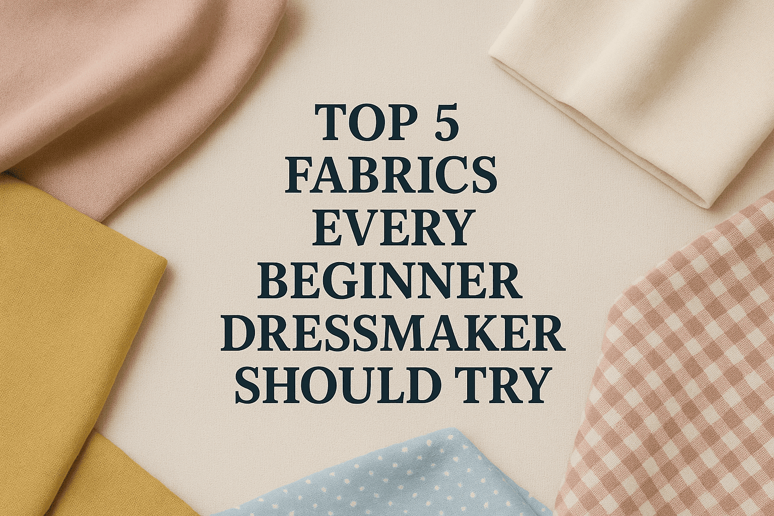 Top 5 Fabrics Every Beginner Dressmaker Should Try