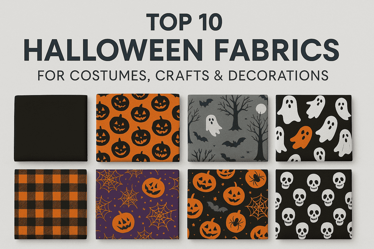 Top 10 Halloween Fabrics for Costumes, Crafts & Decorations