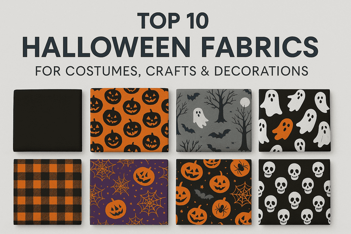 Top 10 Halloween Fabrics for Costumes, Crafts & Decorations