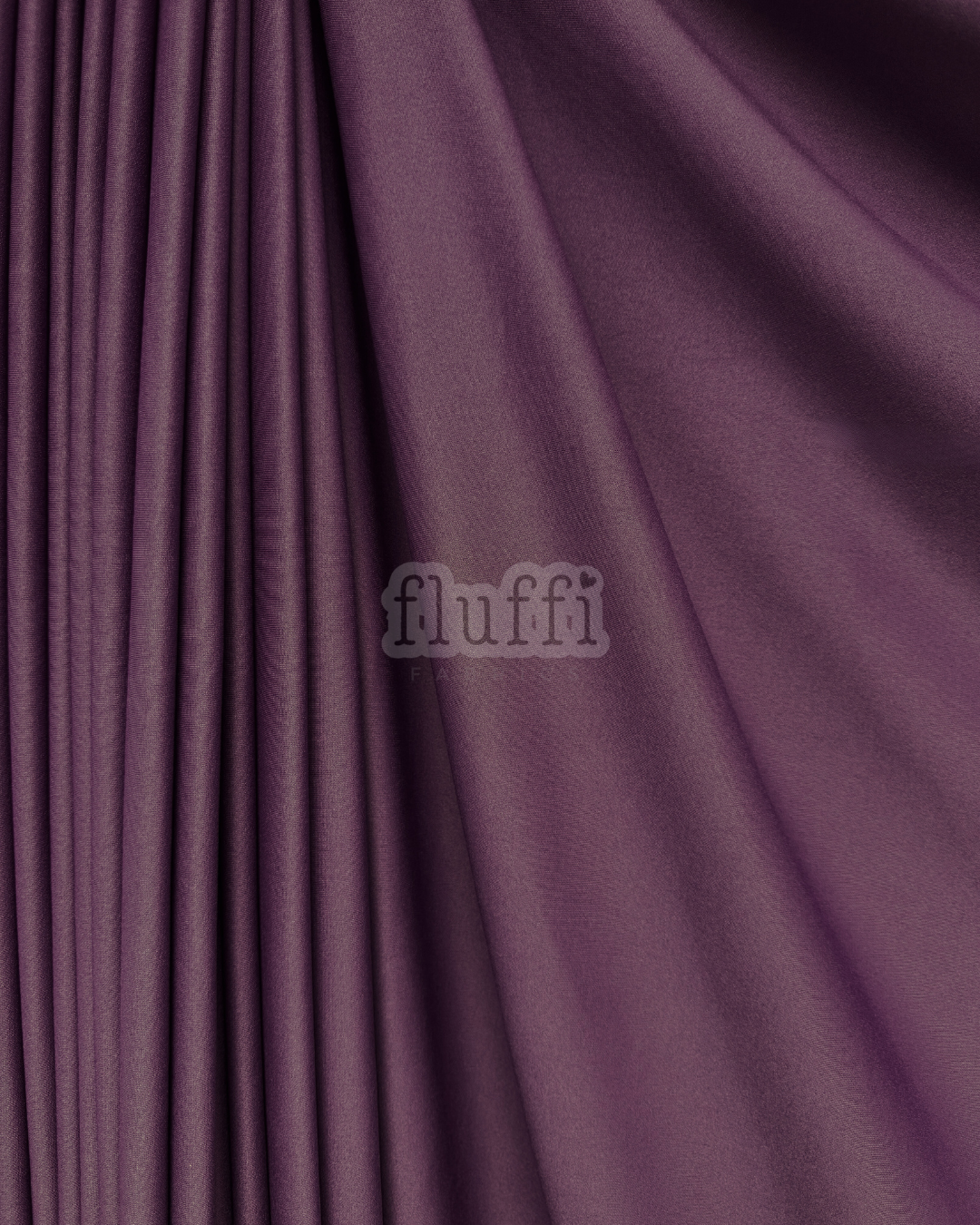 Scuba Stretchy Thick Body Contour Dressmaking Fabric Q792 Aubergine