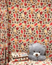 Polar Fleece Printed Anti-Pill Soft Washable Fabric - Autumn Spice