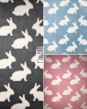Polar Fleece Printed Anti-Pill Soft Washable Fabric - Bunnies SQ399