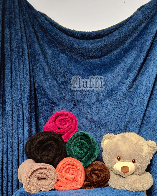 Fluffy Coral Pile Cuddle Plush Fleece- SQ453