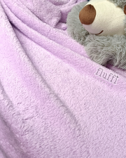 Fluffy Coral Pile Cuddle Plush Fleece- SQ453 Lilac