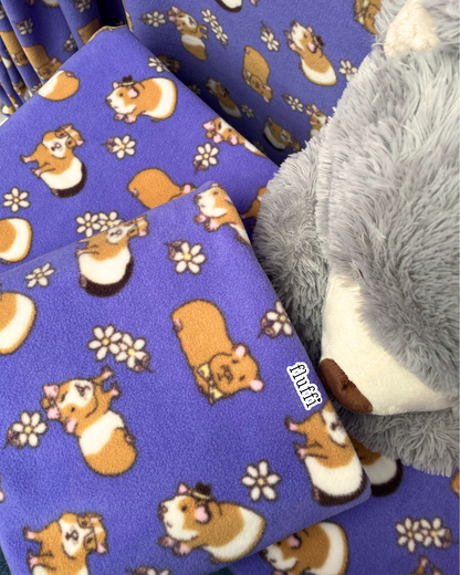 Polar Fleece Printed Anti-Pill Soft Washable Fabric - Guinea Pigs SQ801