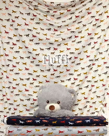 Organic Cotton Elastane Jersey 4 Way Stretch Fabric - Prints