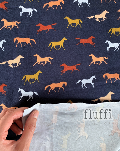 Organic Cotton Elastane Jersey 4 Way Stretch Fabric - Prints