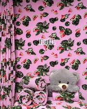 Polar Fleece Printed Anti-Pill Soft Washable Fabric - Watermelons SQ962 BPN