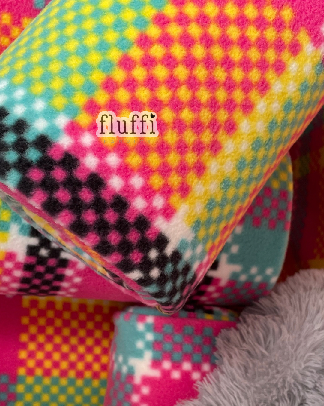 Polar Fleece Printed Anti-Pill Soft Washable Fabric- Tartan & Plaid Chroma Tartan