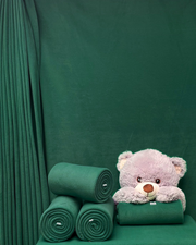 Polar Fleece Anti-Pill Soft Washable Fabric - Solid Colours Bottle Green