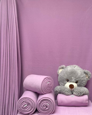 Polar Fleece Anti-Pill Soft Washable Fabric - Solid Colours Lilac