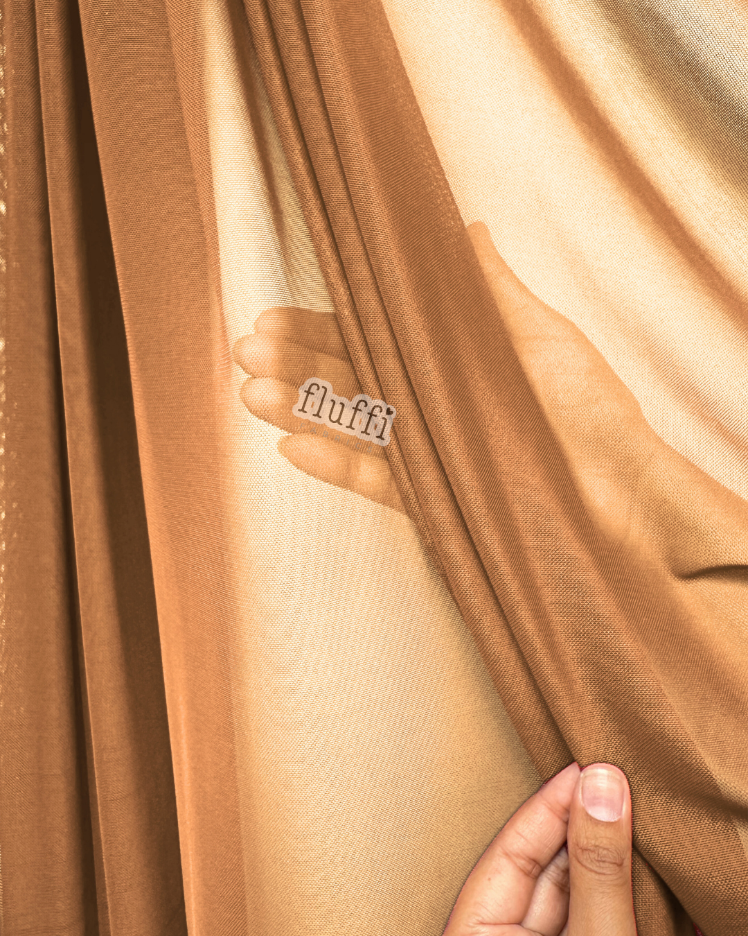 Power Mesh Soft Net 4 Way Stretch Performance Fabric 109P Camel