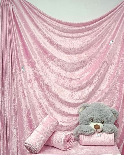 Crushed Velour Draping Decor Fabric Q156