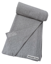 Organic Cotton Elastane Jersey 4 Way Stretch Fabric Grey Melange