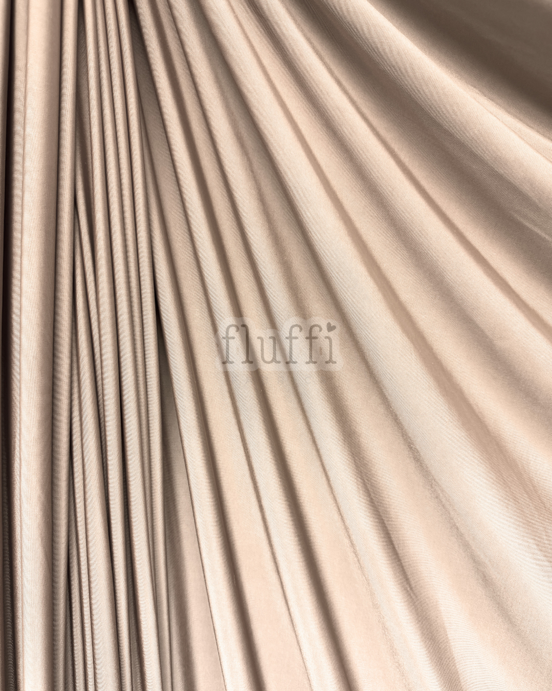 Silk Touch Jersey Stretch Dressmaking Fabric Light Stone