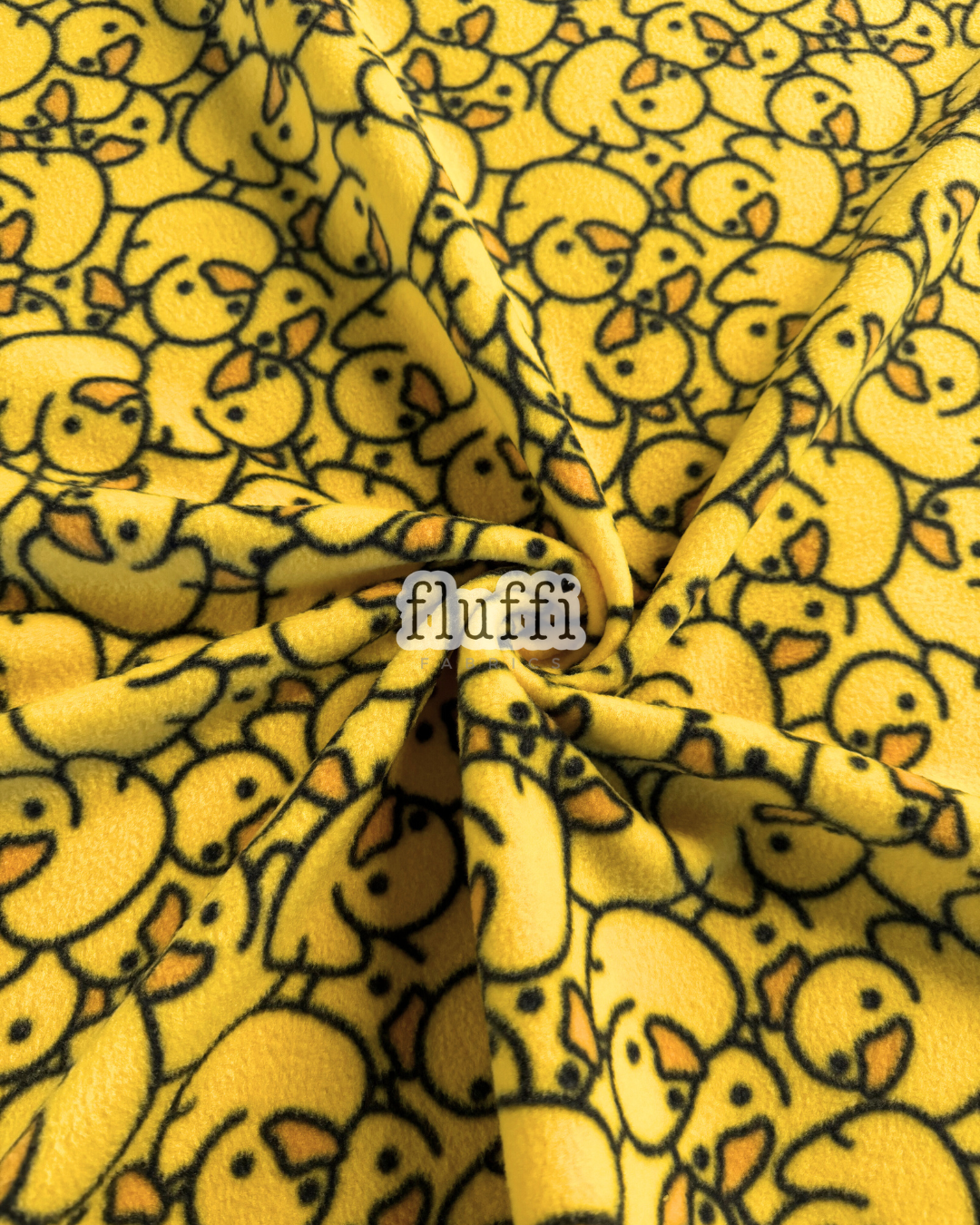 Polar Fleece Printed Anti-Pill Soft Washable Fabric - Rubber Ducks SQ836 YL