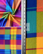 Polar Fleece Printed Anti-Pill Soft Washable Fabric- Tartan & Plaid Fiesta Tartan