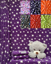 Polar Fleece Printed Anti-Pill Soft Washable Fabric - Twinkle Stars