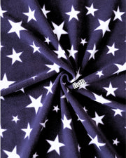 Polar Fleece Printed Anti-Pill Soft Washable Fabric - Twinkle Stars Navy