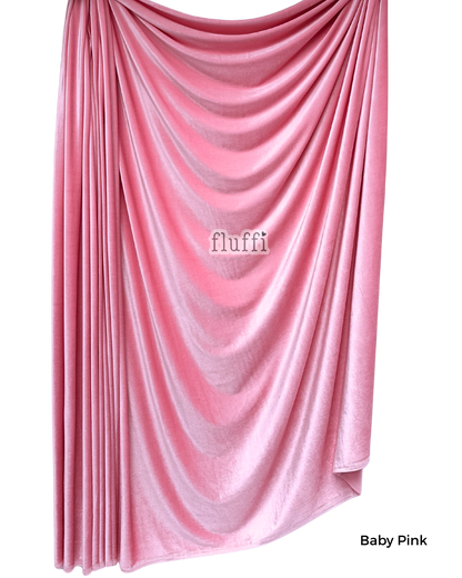 Smooth Stretch Span Velvet Fabric Q559