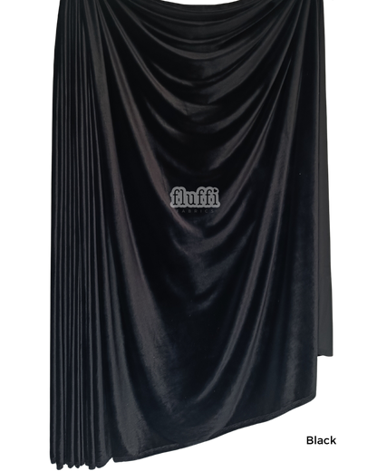 Smooth Stretch Span Velvet Fabric Q559
