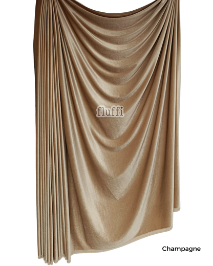 Smooth Stretch Span Velvet Fabric Q559