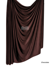 Smooth Stretch Span Velvet Fabric Q559 Chocolate