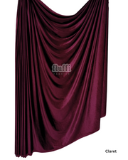 Smooth Stretch Span Velvet Fabric Q559 Claret