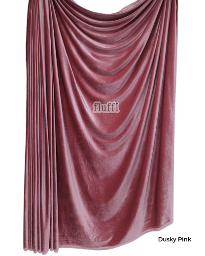 Smooth Stretch Span Velvet Fabric Q559