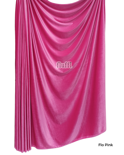 Smooth Stretch Span Velvet Fabric Q559
